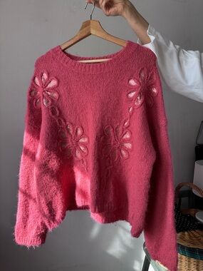 Easy Clothes ♡ brand cutie bright pink S M